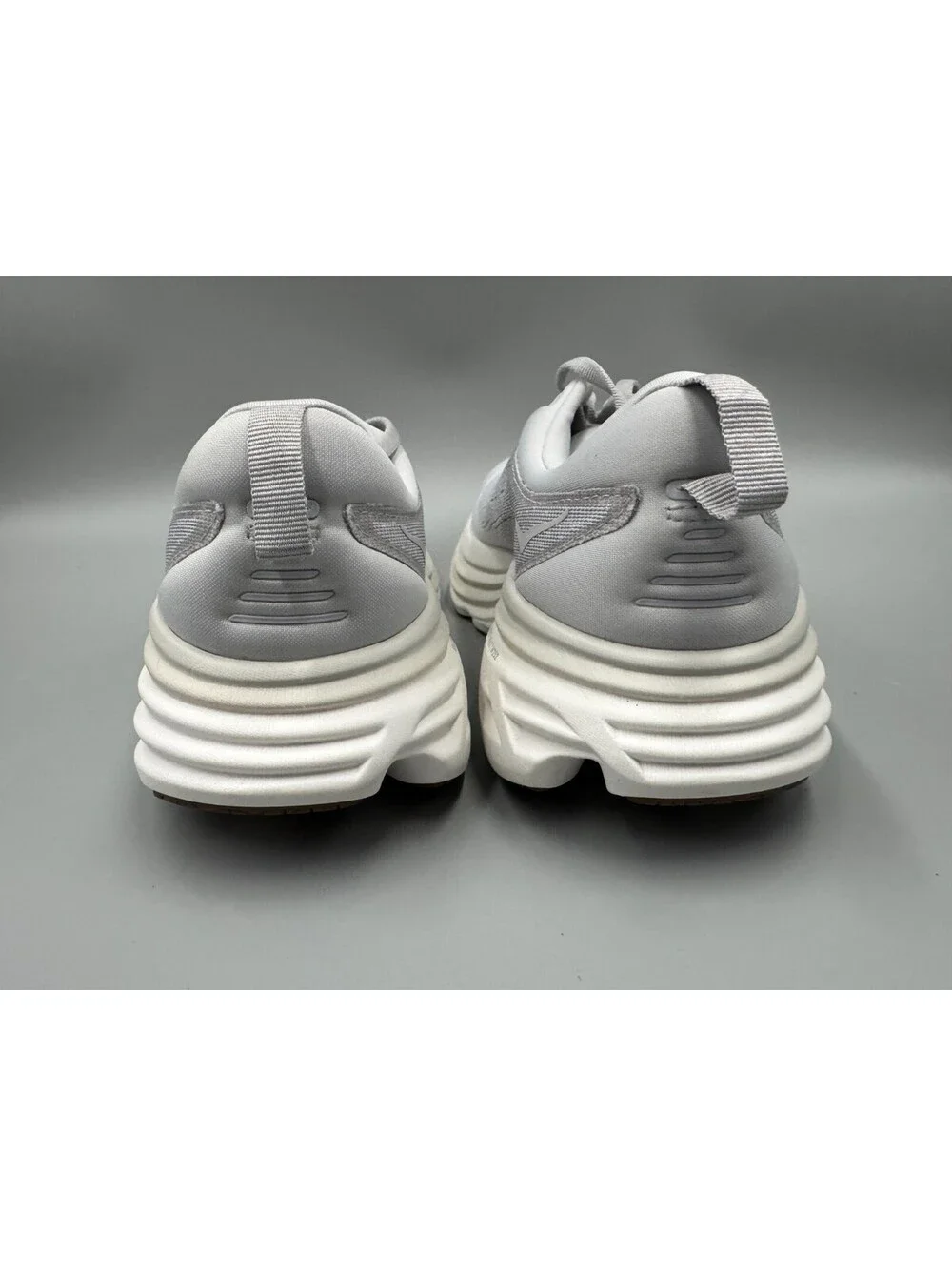 Women’s HOKA Bondi 8 Sneakers, Lunar Rock/Nimbus Cloud, Size 9.5B